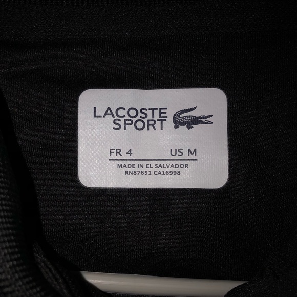 Mens LACOSTE SPORT Polo *Like New* size MED - Picture 4 of 8